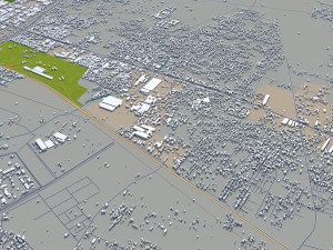 ghaziabad city india 40km 3D 模型