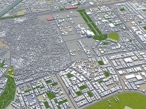 ghaziabad city india 40km 3D 模型