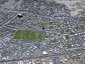 ghaziabad city india 40km 3D 模型
