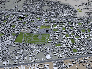ghaziabad city india 40km 3D Model