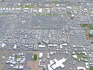 gilbert city arizona usa 40km 3D Модель