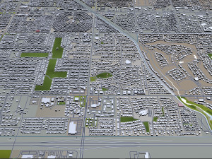 gilbert city arizona usa 40km 3D Модель