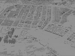 goyang city south korea 40km Model 3D
