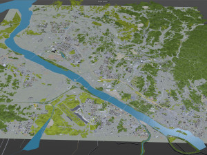 goyang city south korea 40km Model 3D