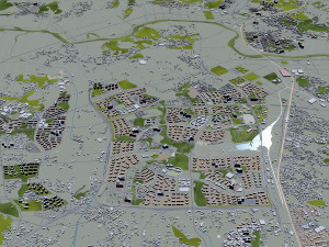 goyang city south korea 40km Model 3D