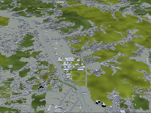 goyang city south korea 40km Model 3D