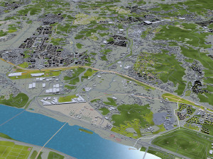 goyang city south korea 40km Model 3D