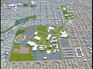 greeley city colorado usa 40km 3D मॉडल