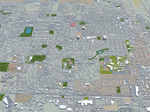 greeley city colorado usa 40km 3D मॉडल