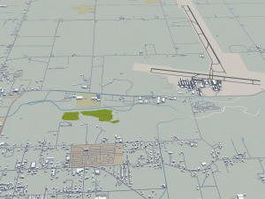 greeley city colorado usa 40km 3D मॉडल