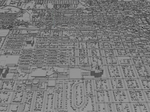 greeley city colorado usa 40km 3D मॉडल