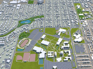 greeley city colorado usa 40km 3D मॉडल