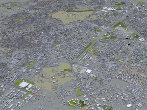 gurugram city india 40km 3D Model