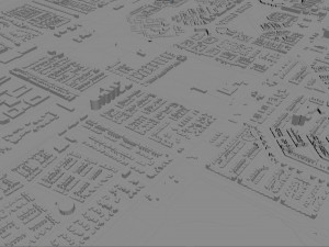 haarlemmermeer city netherlands 40km 3D Model