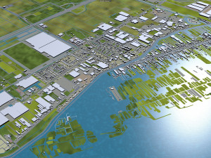 haarlemmermeer city netherlands 40km 3D Model