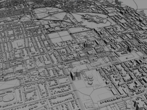 halifax city nova scotia canada 50km Model 3D
