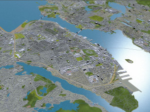 halifax city nova scotia canada 50km Model 3D