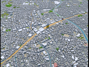 hamamatsu city shizuoka japan 90km Modelo 3D