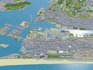hamamatsu city shizuoka japan 90km Modelo 3D