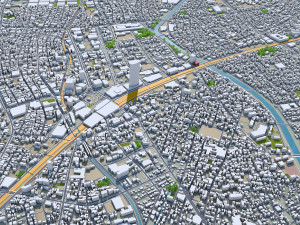 hamamatsu city shizuoka japan 90km Modelo 3D