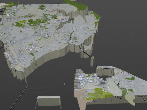 hampton city virginia usa 30km Model 3D