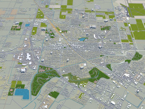 harlingen city texas usa 40km 3D मॉडल