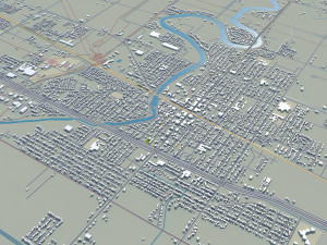 harlingen city texas usa 40km 3D मॉडल