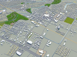 harlingen city texas usa 40km 3D मॉडल