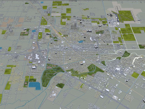 harlingen city texas usa 40km 3D मॉडल
