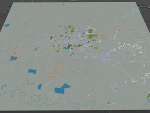 harlingen city texas usa 40km 3D मॉडल