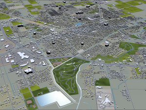 harlingen city texas usa 40km 3D मॉडल