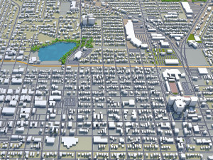 harlingen city texas usa 40km 3D मॉडल