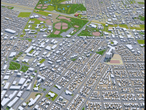 helena city montana usa 20km Modelo 3D