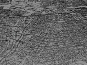 helena city montana usa 20km 3D Model