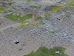 helena city montana usa 20km 3D Model