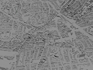 hilversum city netherlands 20km Modèle 3D