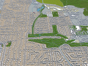 huntsville city alabama usa 50km Modelo 3D