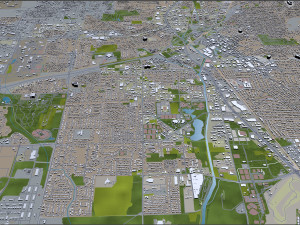 huntsville city alabama usa 50km Modelo 3D