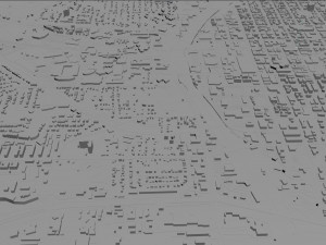 iowa city iowa usa 20km 3D मॉडल