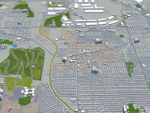 irving city texas usa 30km 3D Модель