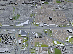 irving city texas usa 30km 3D Model