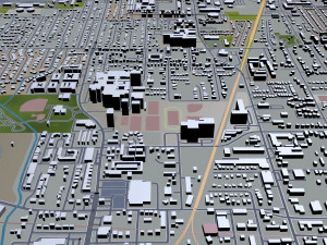 irving city texas usa 30km 3D Model