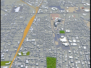 jackson city mississippi usa 40km 3D Model