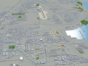jackson city mississippi usa 40km 3D Model