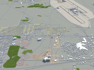 jackson city mississippi usa 40km 3D Model