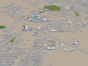 jackson city mississippi usa 40km 3D Model