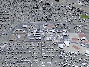 jackson city mississippi usa 40km 3D Model