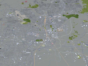 jackson city mississippi usa 40km 3D Model