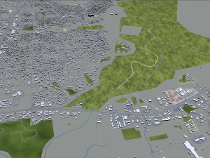 jackson city mississippi usa 40km 3D Model