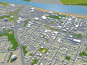 jefferson city missouri usa 30km 3D Model